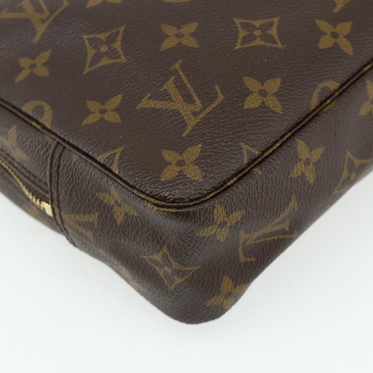 LOUIS VUITTON Monogram Trousse Toilette 23 Clutch Bag M47524 LV Auth ep14109