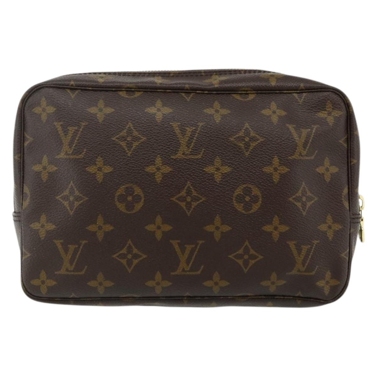 LOUIS VUITTON Monogram Trousse Toilette 23 Clutch Bag M47524 LV Auth ep14109