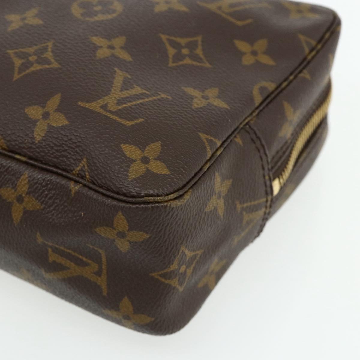 LOUIS VUITTON Monogram Trousse Toilette 23 Clutch Bag M47524 LV Auth ep14109