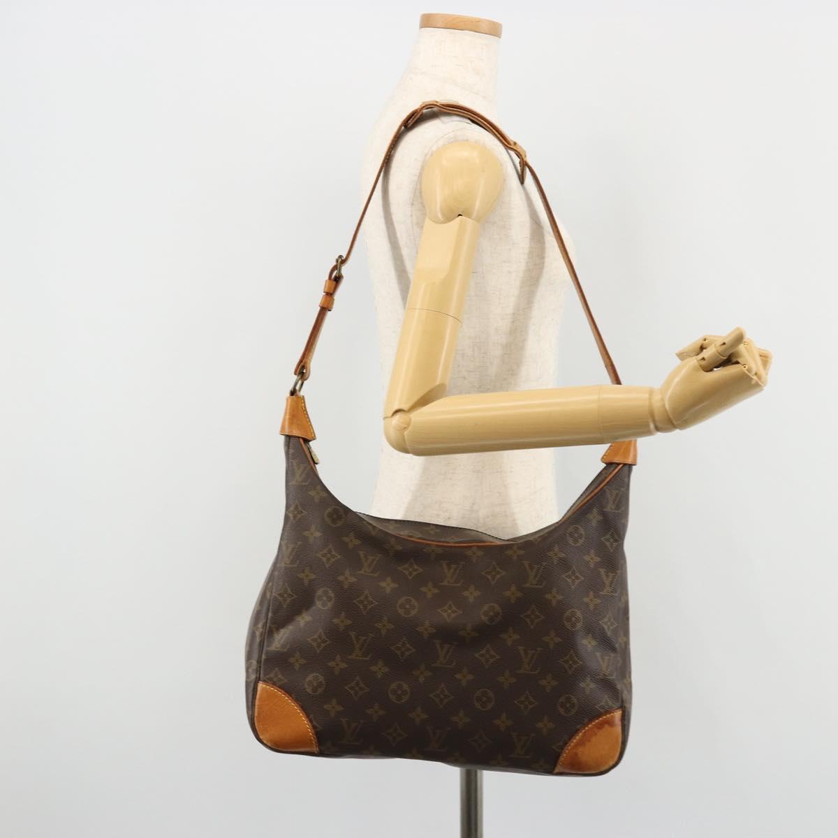 LOUIS VUITTON Monogram Boulogne 35 Shoulder Bag M51260 LV Auth ep14111