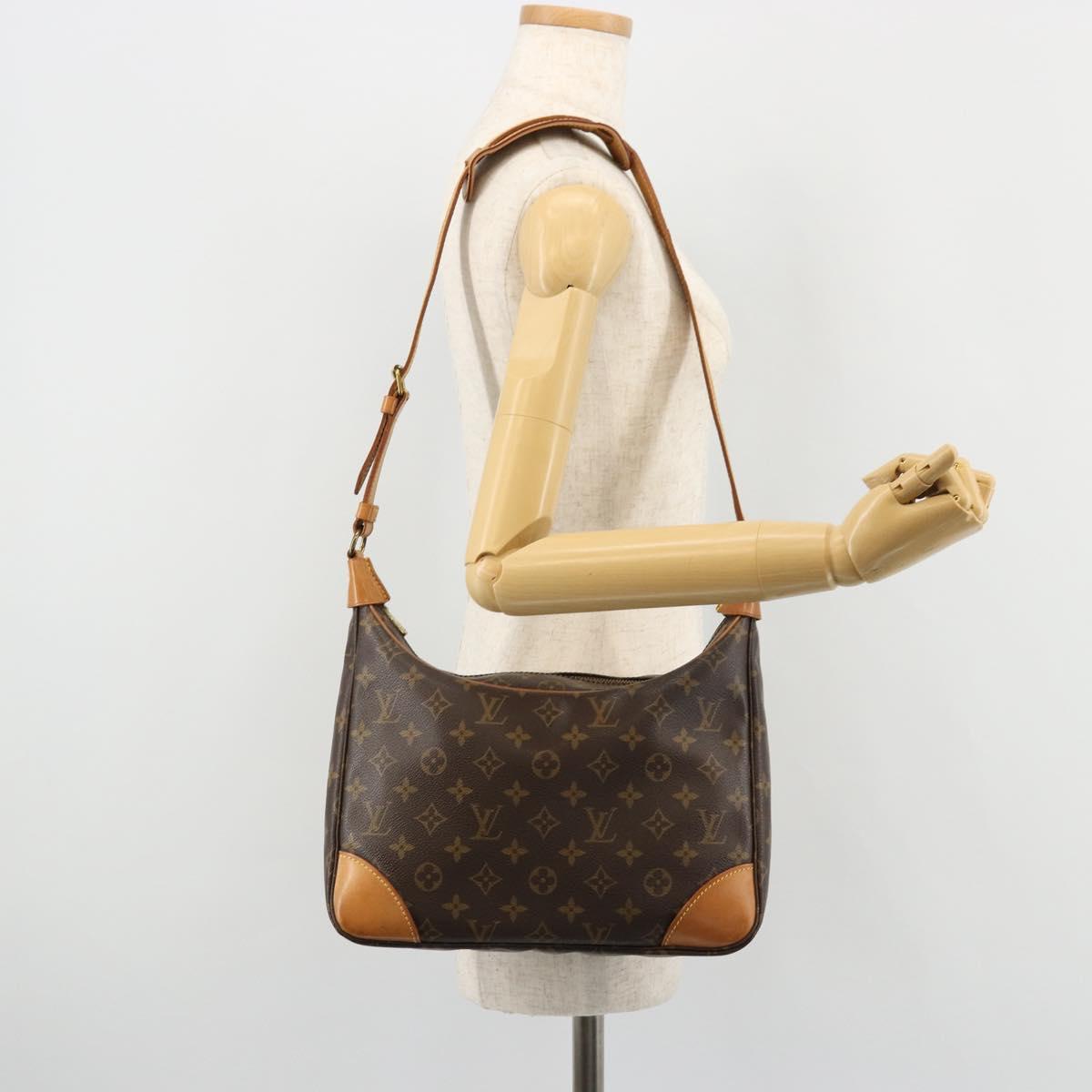 LOUIS VUITTON Monogram Boulogne 30 Shoulder Bag M51265 LV Auth ep14121