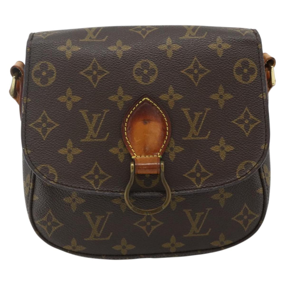 LOUIS VUITTON Monogram Saint Cloud MM Shoulder Bag M51243 LV Auth ep14137