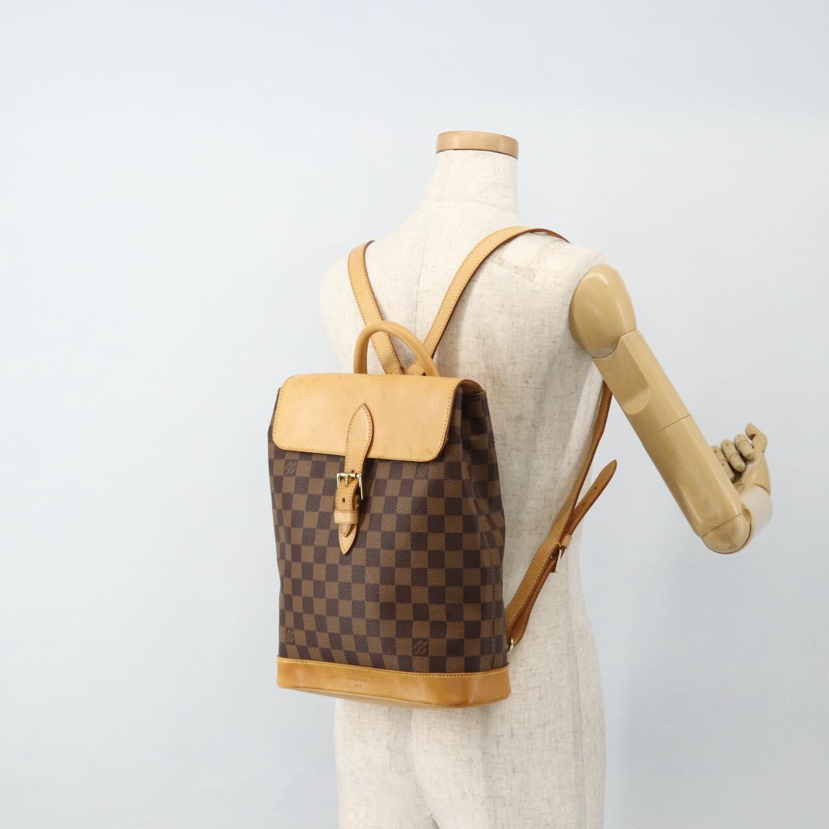 LOUIS VUITTON Damier Ebene Arlucan Backpack N99038 LV Auth ep14141A