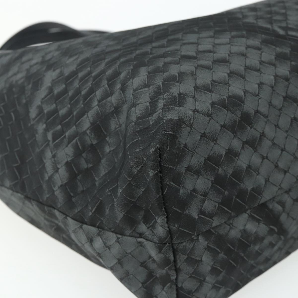 BOTTEGA VENETA INTRECCIATO Print Tote Bag Nylon Gray Auth ep14142A