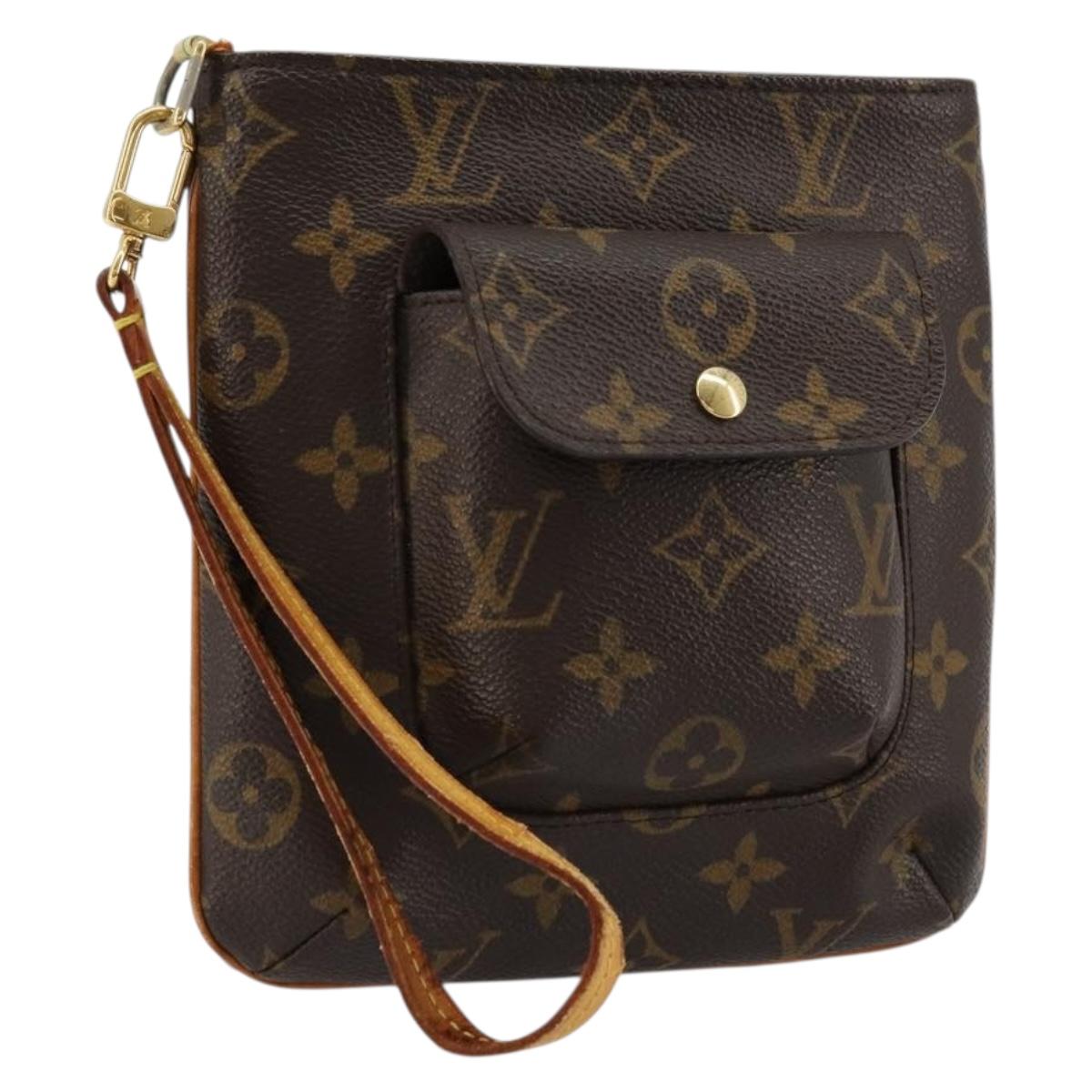 LOUIS VUITTON Monogram Partition Pouch M51901 LV Auth ep14144