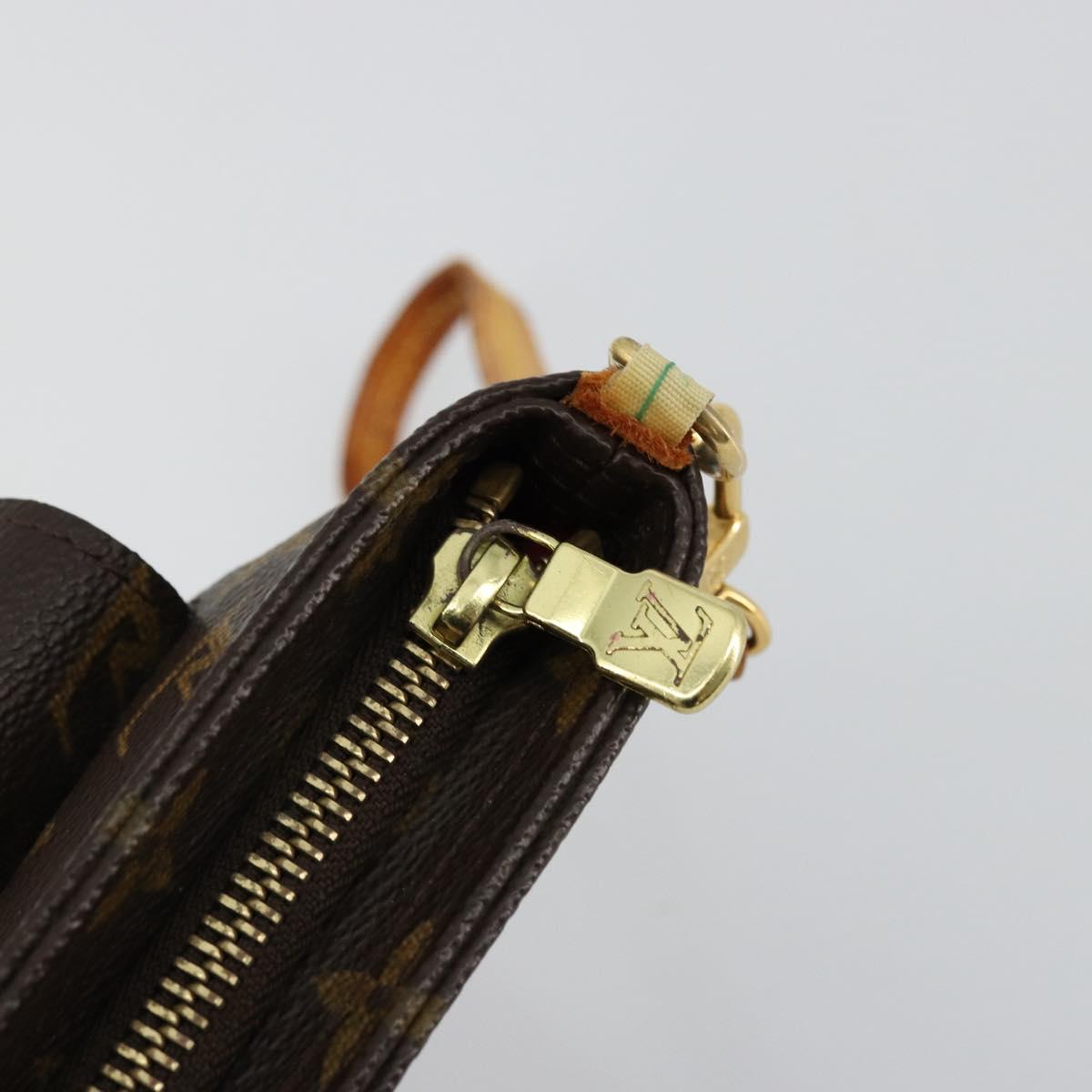 LOUIS VUITTON Monogram Partition Pouch M51901 LV Auth ep14144