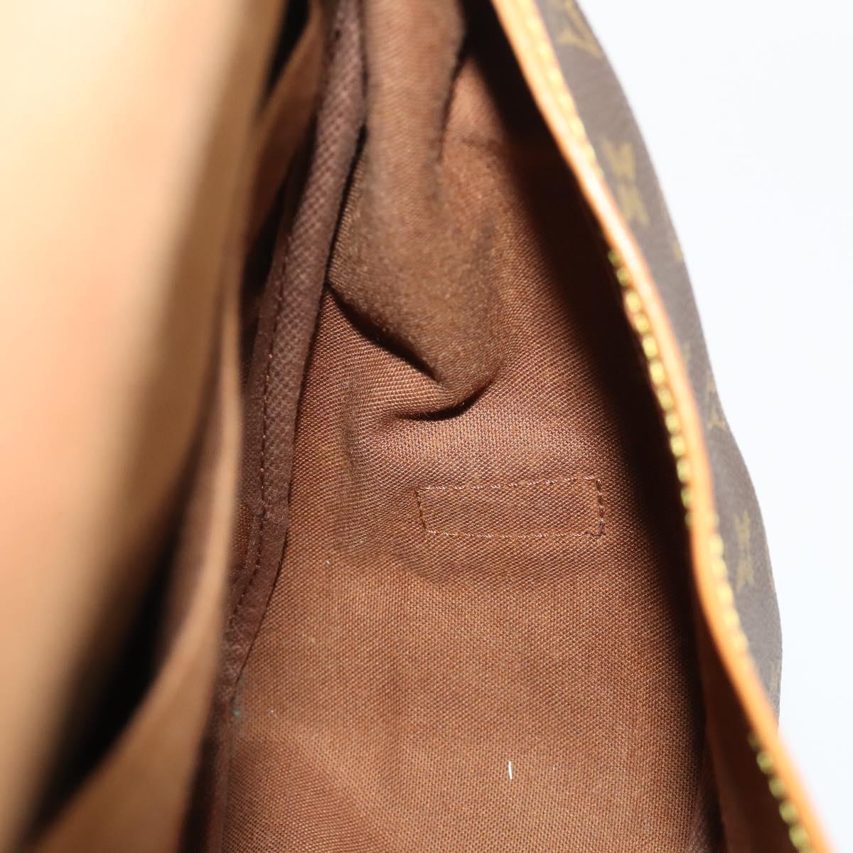LOUIS VUITTON Monogram Saumur 35 Shoulder Bag M42254 LV Auth ep14166