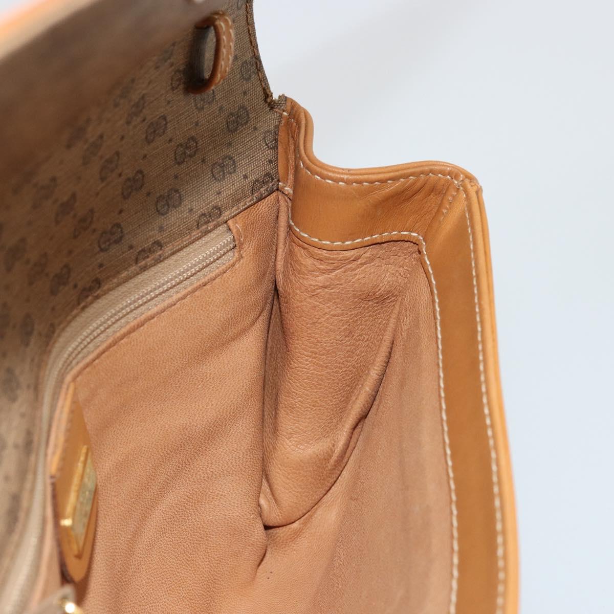 GUCCI Micro GG Supreme Shoulder Bag PVC Beige Gold 004 104 0024 Auth ep14198