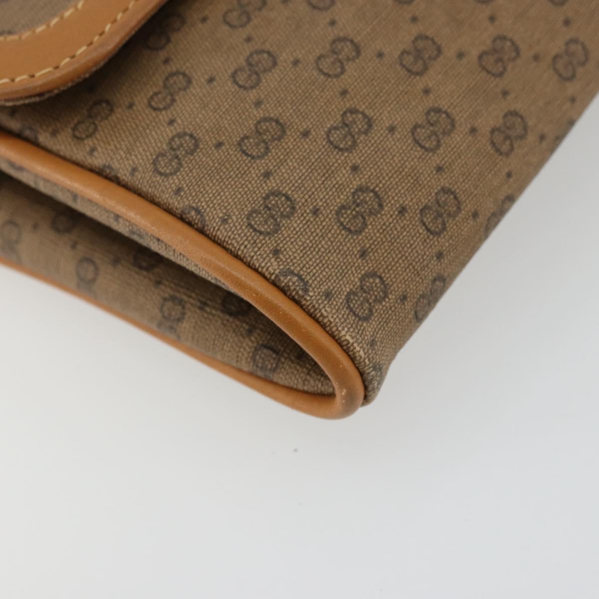 GUCCI Micro GG Supreme Shoulder Bag PVC Beige Gold 004 104 0024 Auth ep14198