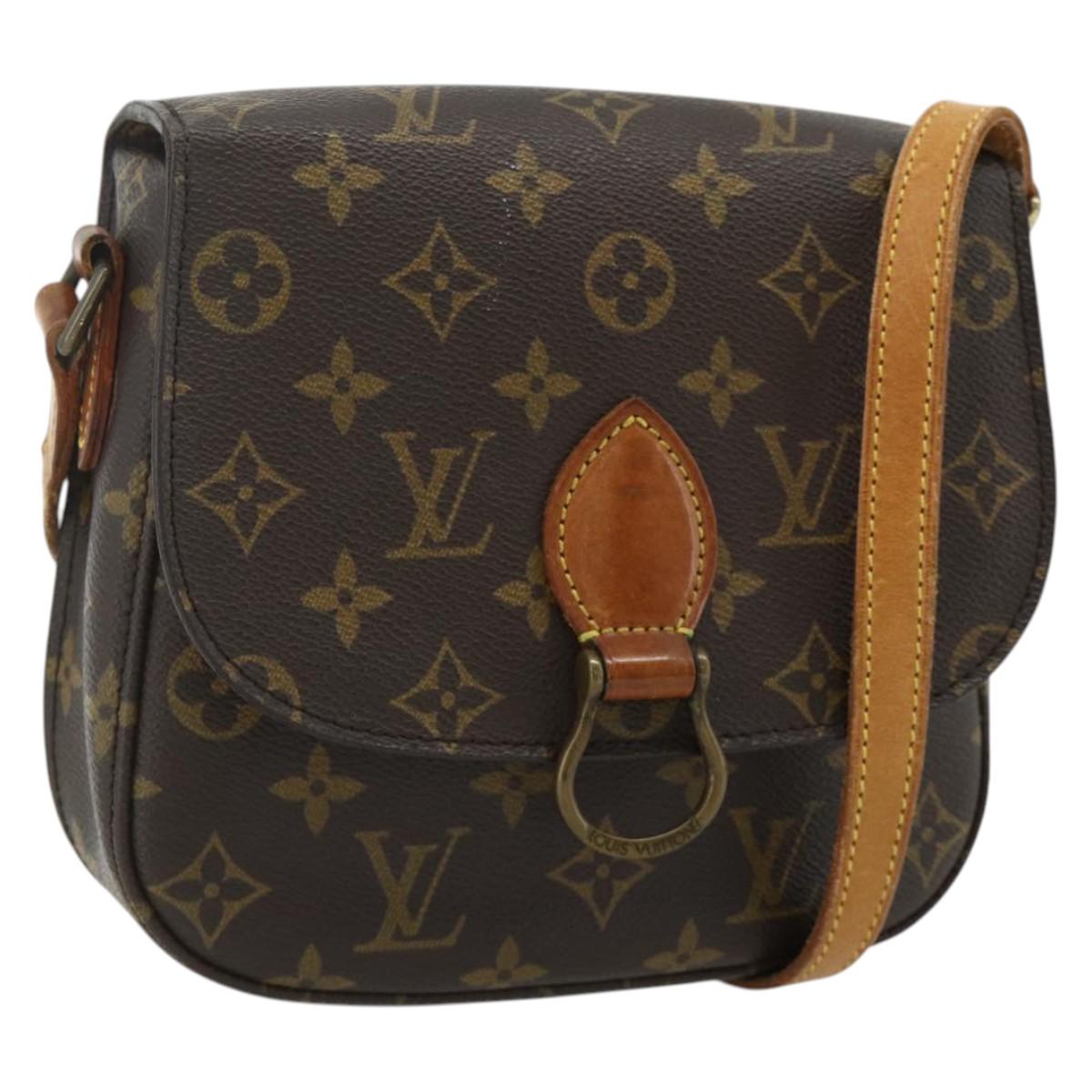 LOUIS VUITTON Monogram Saint Cloud MM Shoulder Bag M51243 LV Auth ep14201