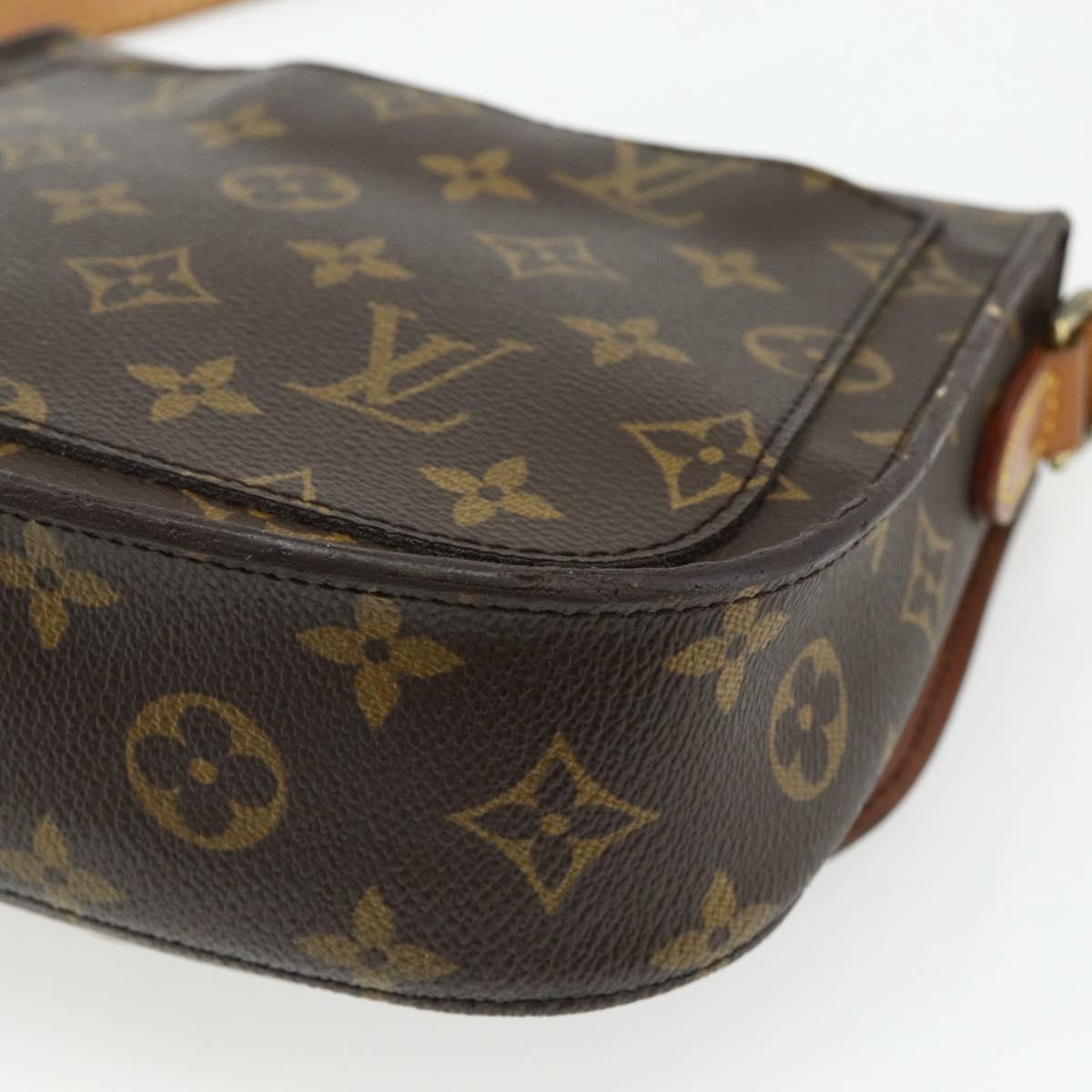 LOUIS VUITTON Monogram Saint Cloud MM Shoulder Bag M51243 LV Auth ep14201