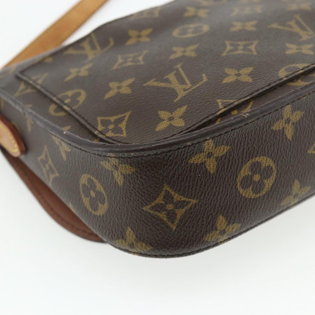 LOUIS VUITTON Monogram Saint Cloud MM Shoulder Bag M51243 LV Auth ep14201