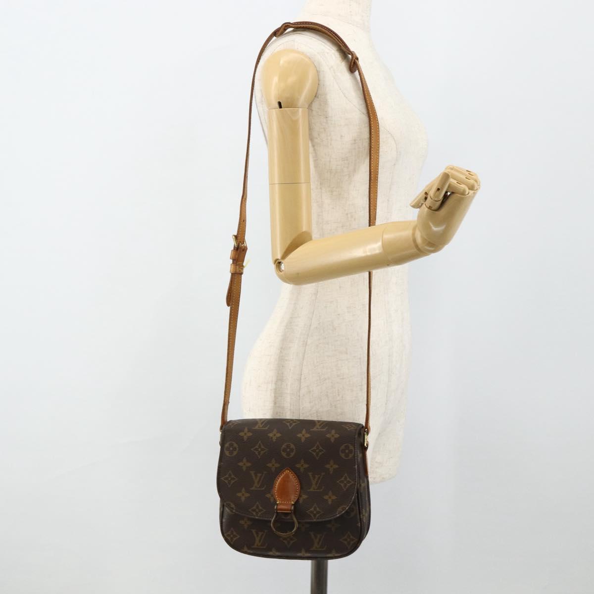 LOUIS VUITTON Monogram Saint Cloud MM Shoulder Bag M51243 LV Auth ep14201