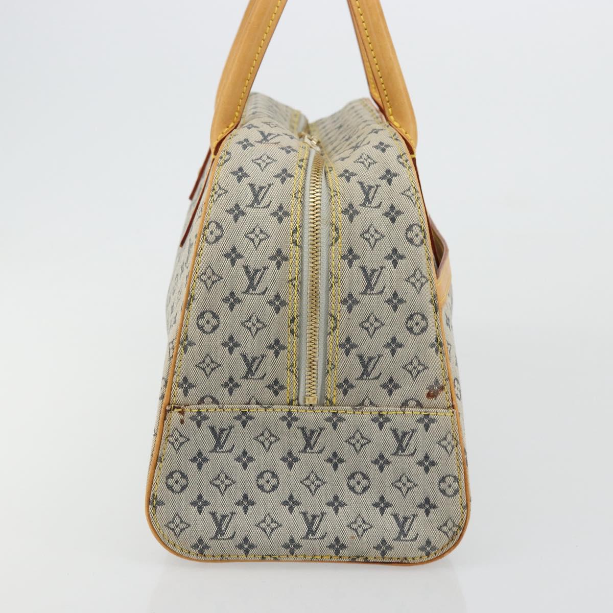LOUIS VUITTON Monogram Mini Marie Hand Bag Blue M92003 LV Auth ep14206