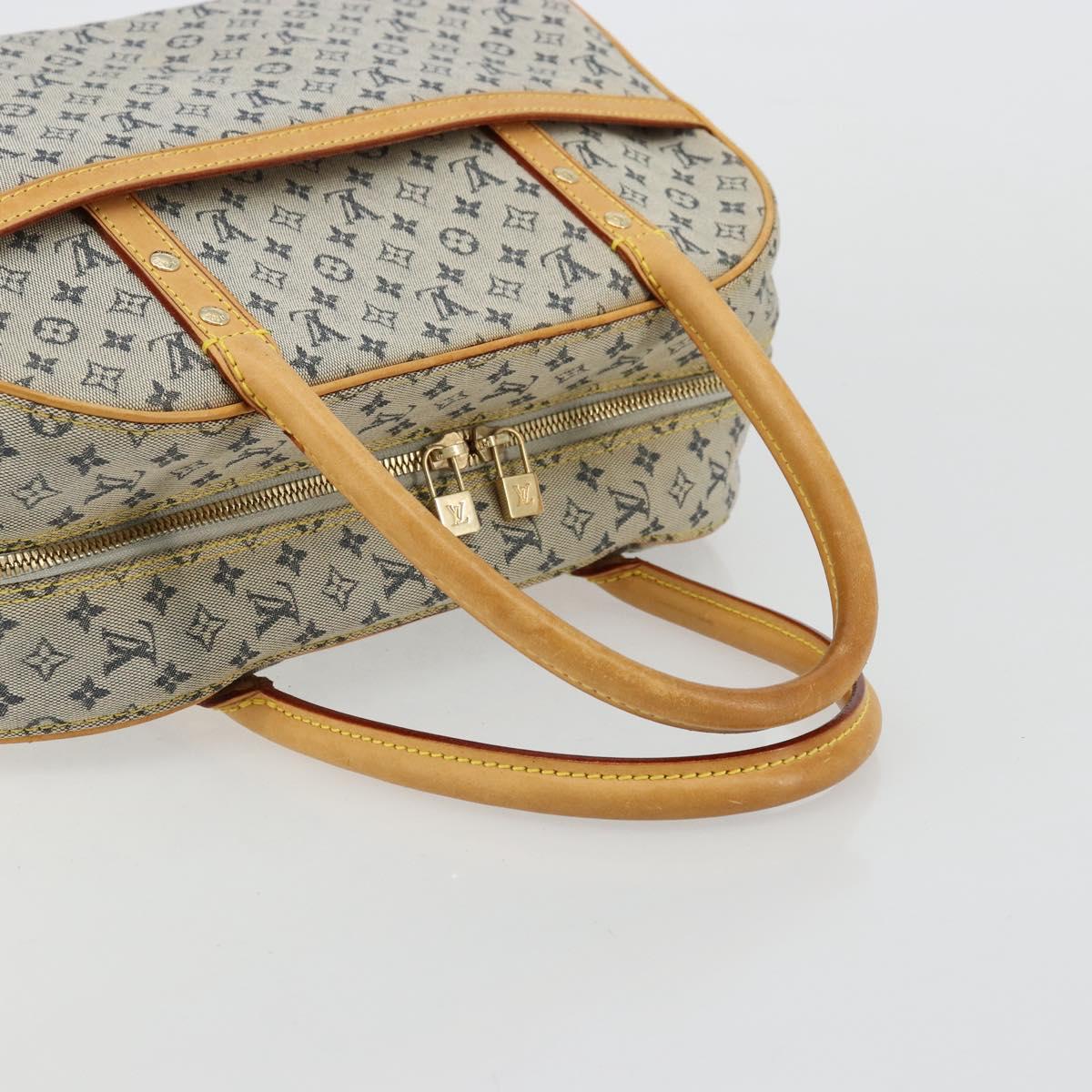 LOUIS VUITTON Monogram Mini Marie Hand Bag Blue M92003 LV Auth ep14206