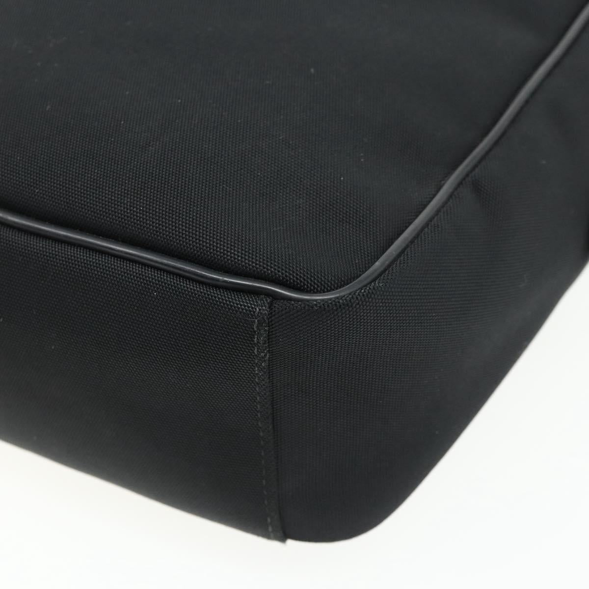 GUCCI Shoulder Bag Nylon Black Silver 018 1612 Auth ep14214