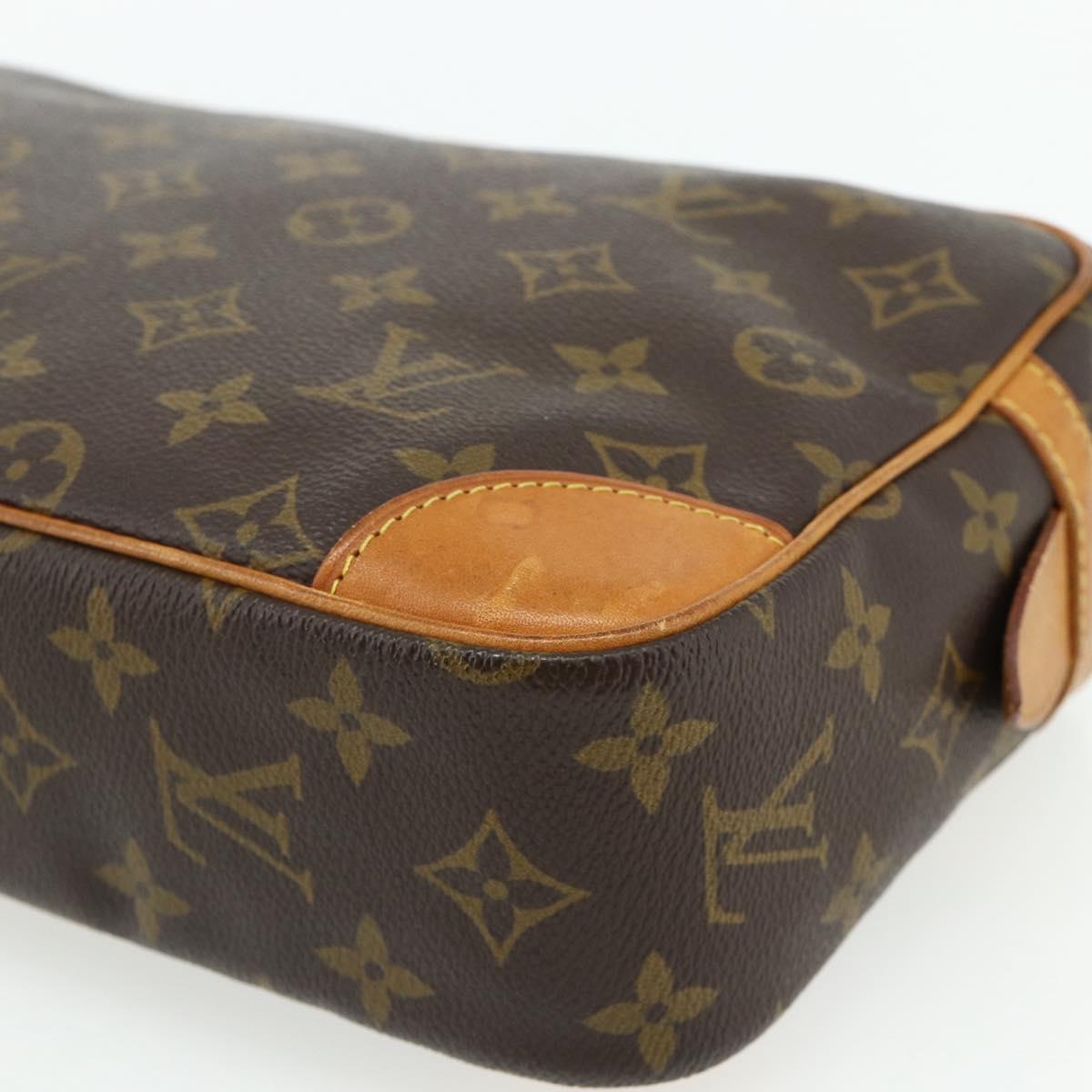 LOUIS VUITTON Monogram Compiegne 28 Clutch Bag M51845 LV Auth ep14235