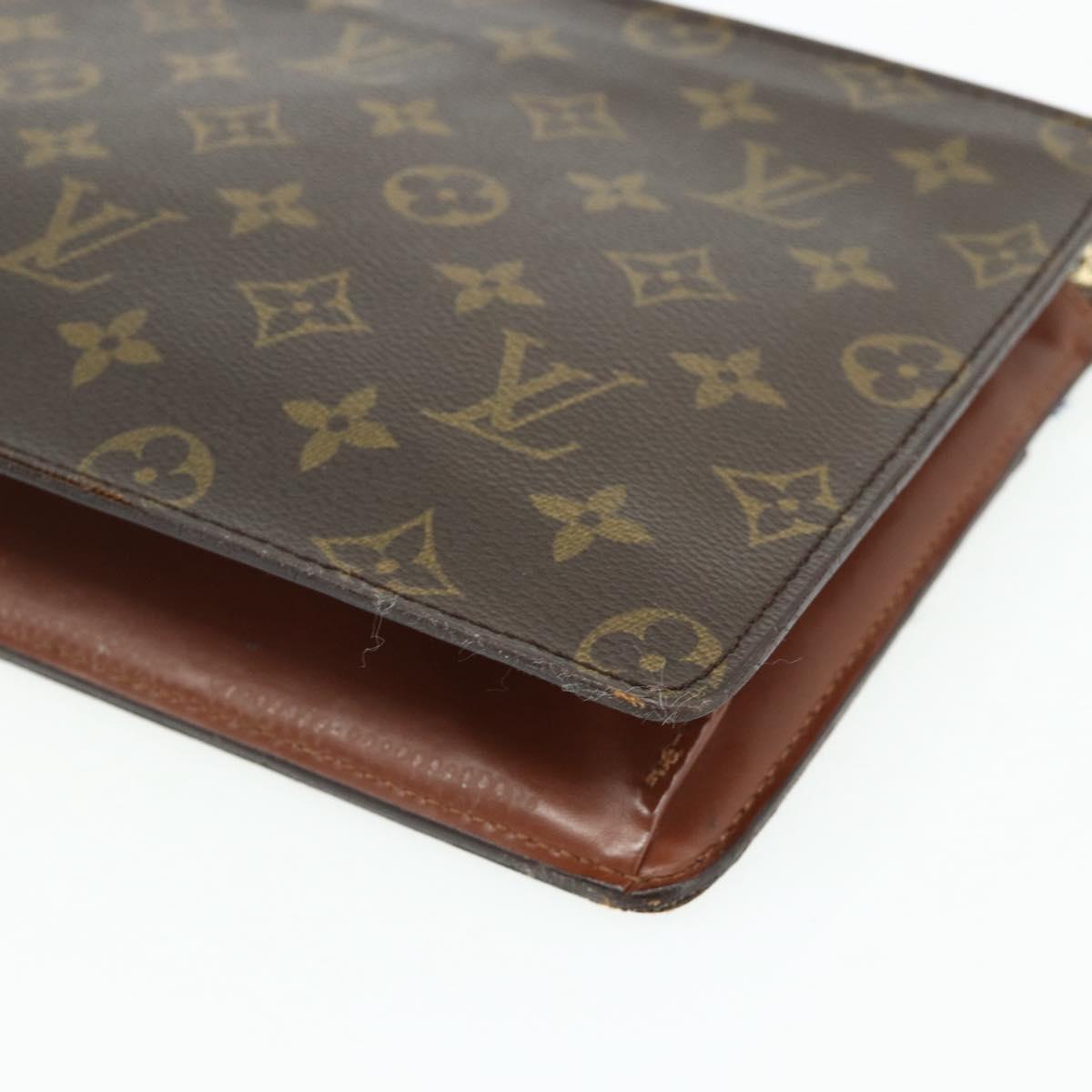LOUIS VUITTON Monogram Pochette Homme Clutch Bag M51795 LV Auth ep14238