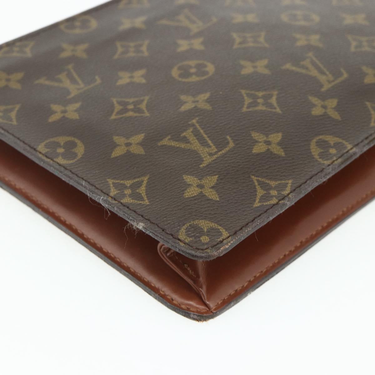 LOUIS VUITTON Monogram Pochette Homme Clutch Bag M51795 LV Auth ep14238