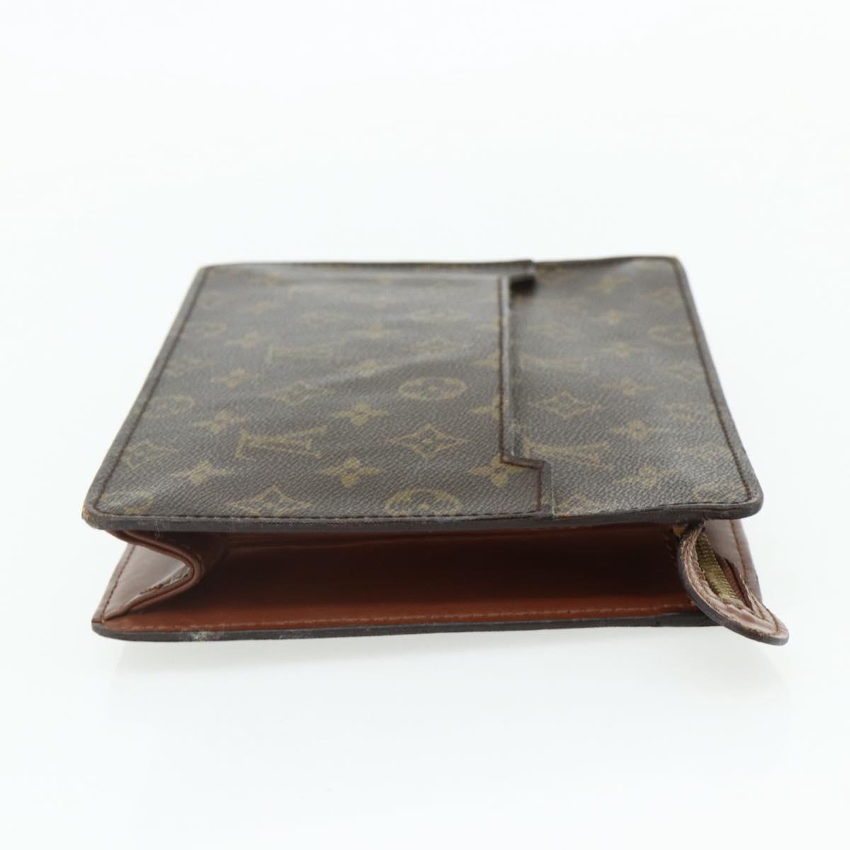LOUIS VUITTON Monogram Pochette Homme Clutch Bag M51795 LV Auth ep14238