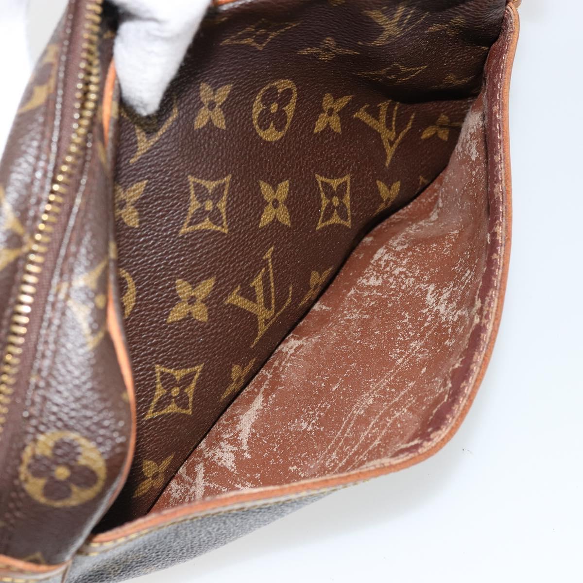 LOUIS VUITTON Monogram Compiegne 23 Clutch Bag M51847 LV Auth ep14240