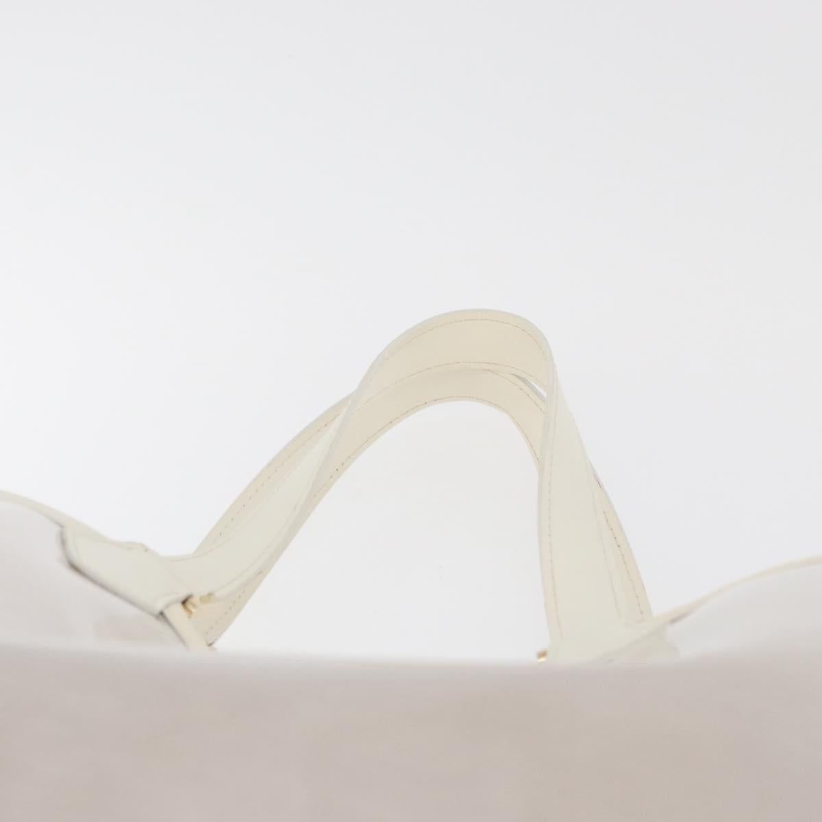LOUIS VUITTON Epi Plage Lagoon Bay Tote Bag White Clear M92151 LV Auth ep14269