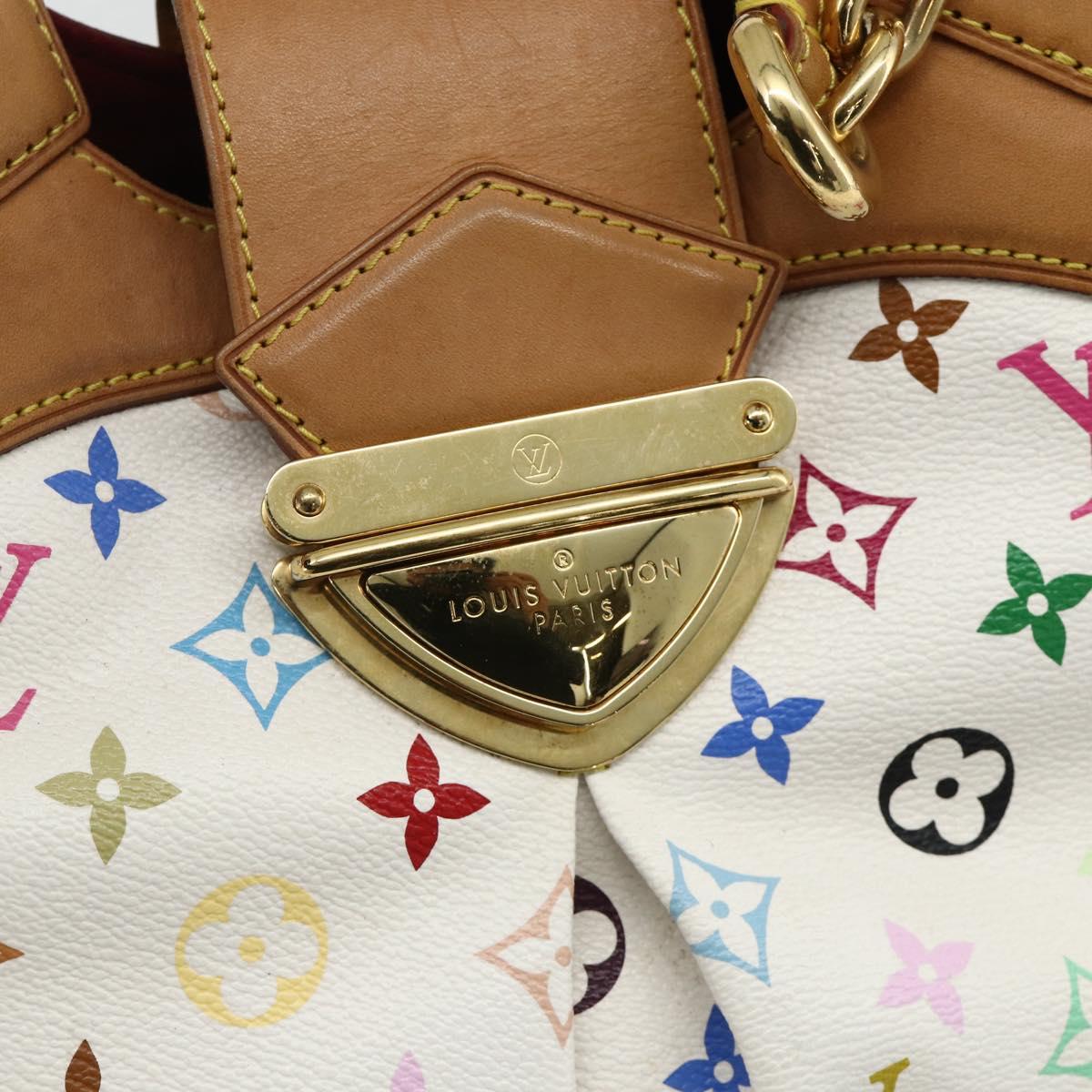 LOUIS VUITTON Monogram Multicolor Ursula Tote Bag White M40123 LV Auth ep14291V