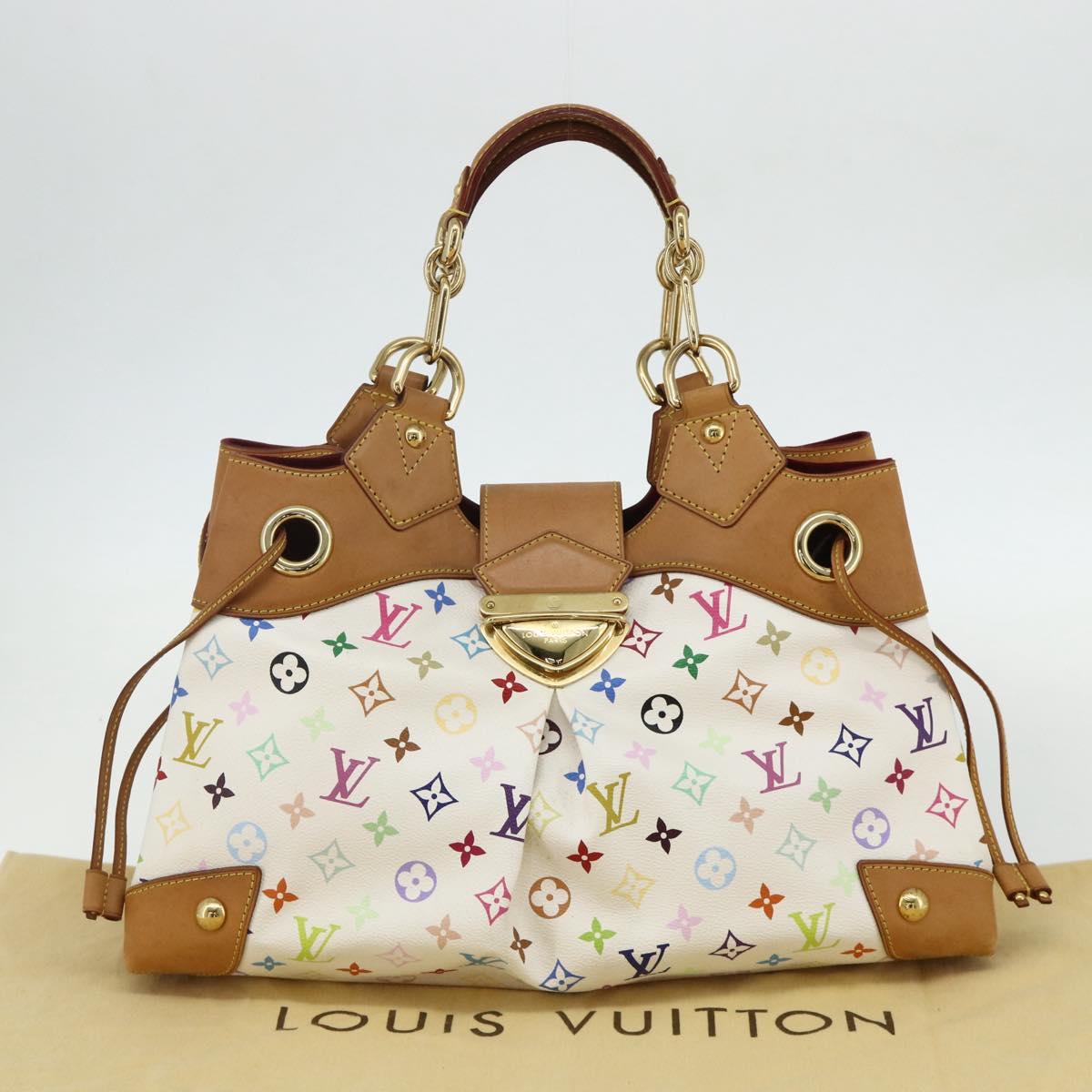 LOUIS VUITTON Monogram Multicolor Ursula Tote Bag White M40123 LV Auth ep14291V