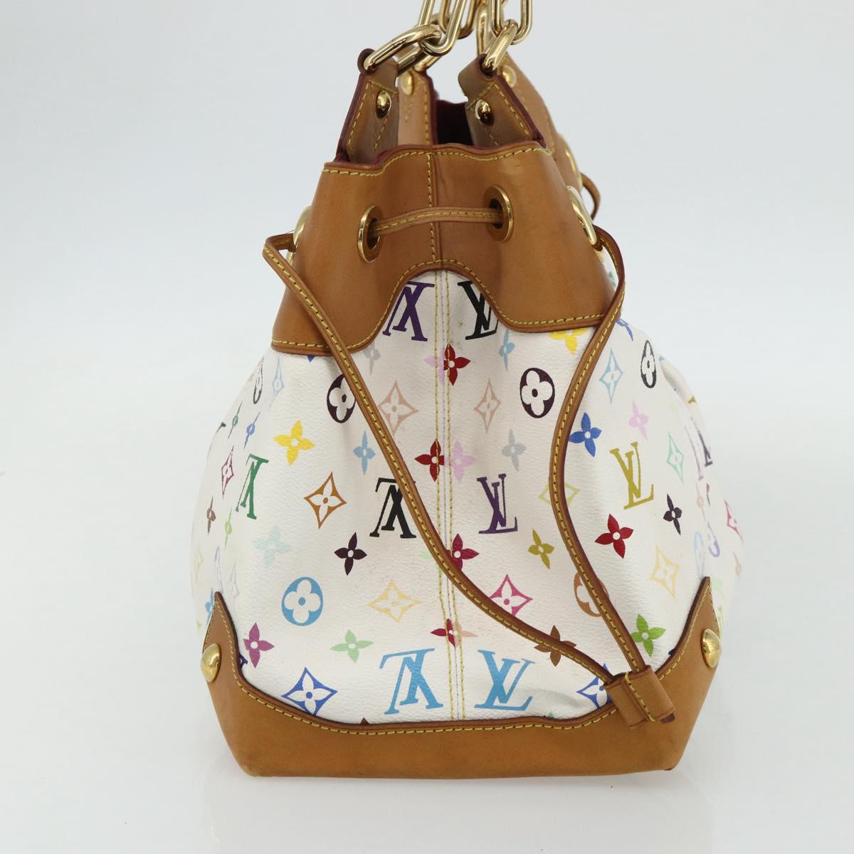 LOUIS VUITTON Monogram Multicolor Ursula Tote Bag White M40123 LV Auth ep14291V