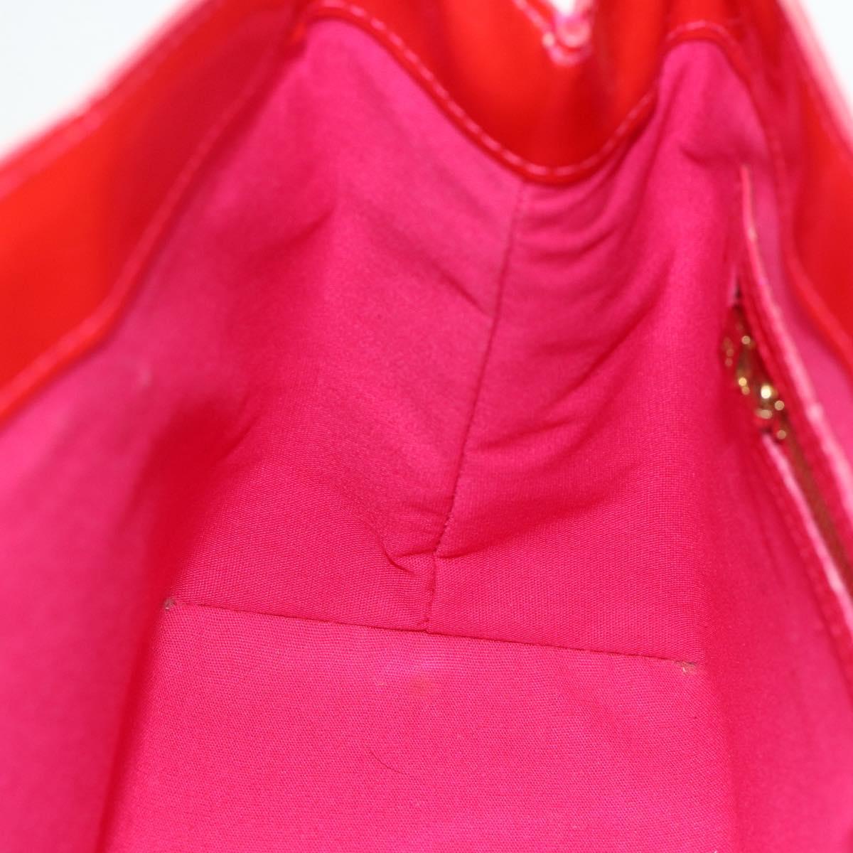 LOUIS VUITTON Monogram Vernis Wilshire PM Hand Bag Rose Pop M93643 Auth ep14308
