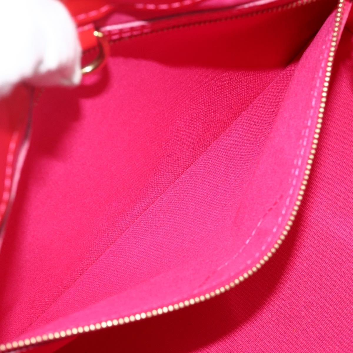 LOUIS VUITTON Monogram Vernis Wilshire PM Hand Bag Rose Pop M93643 Auth ep14308