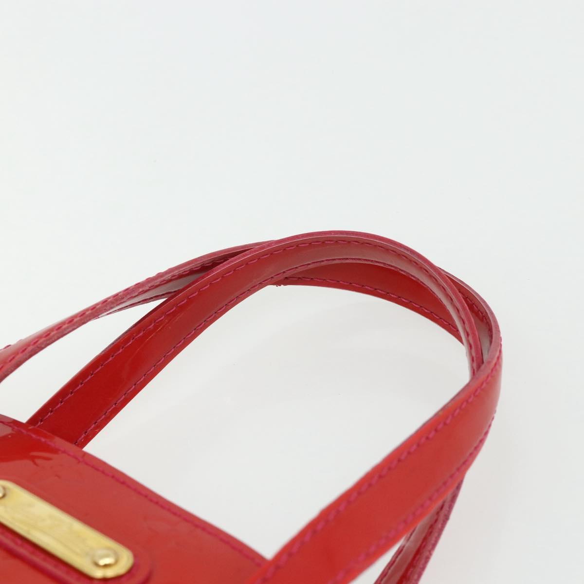 LOUIS VUITTON Monogram Vernis Wilshire PM Hand Bag Rose Pop M93643 Auth ep14308