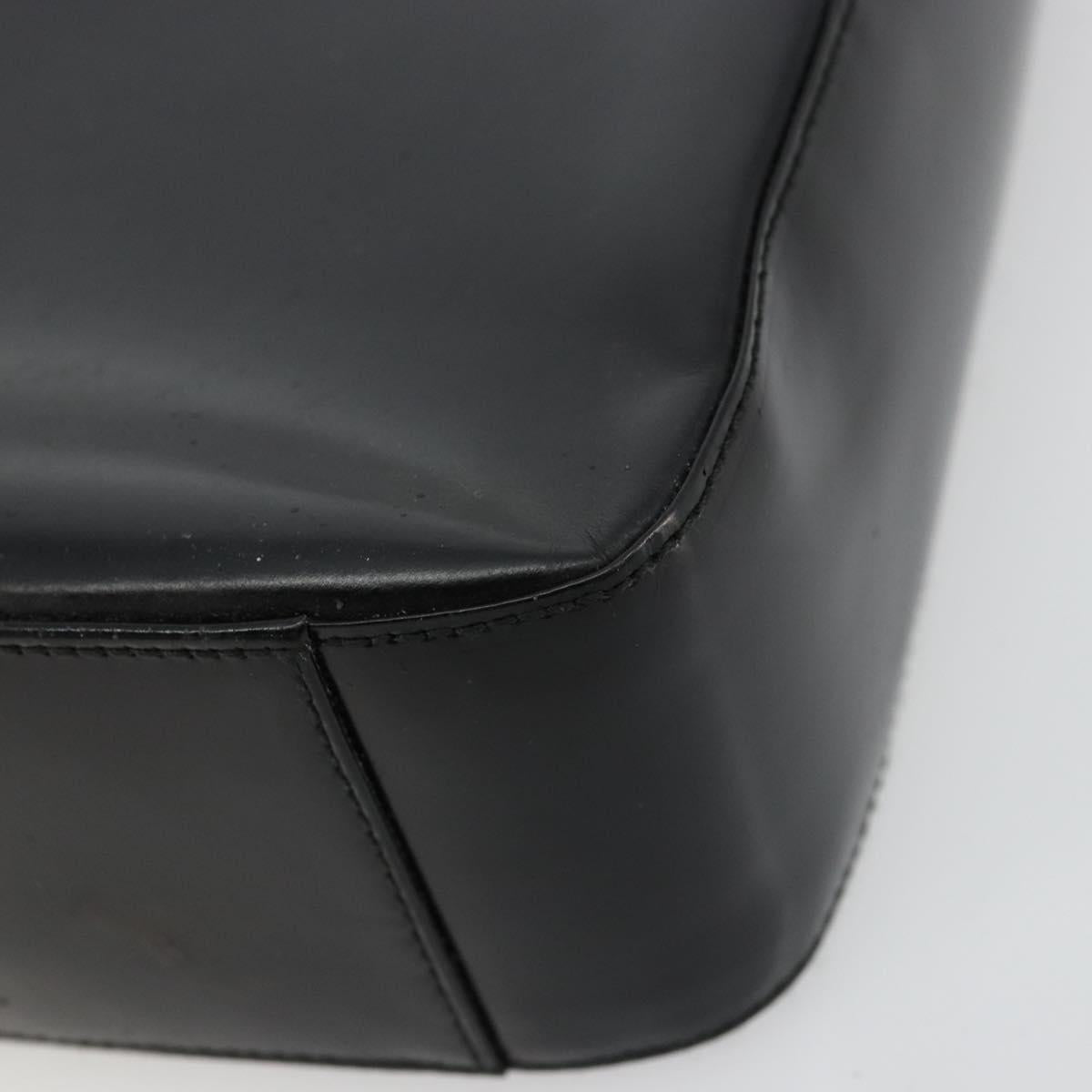 GUCCI Shoulder Bag Patent leather Black Silver 000 0506 1013 Auth ep14311