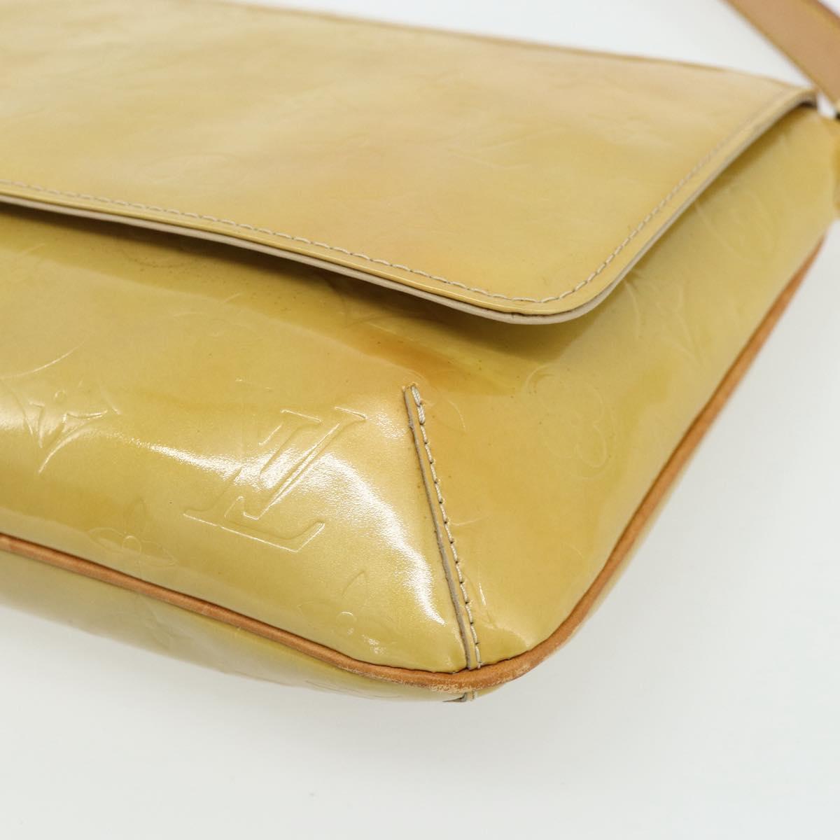 LOUIS VUITTON Monogram Vernis Thompson Street Bag Beige M91301 LV Auth ep14322