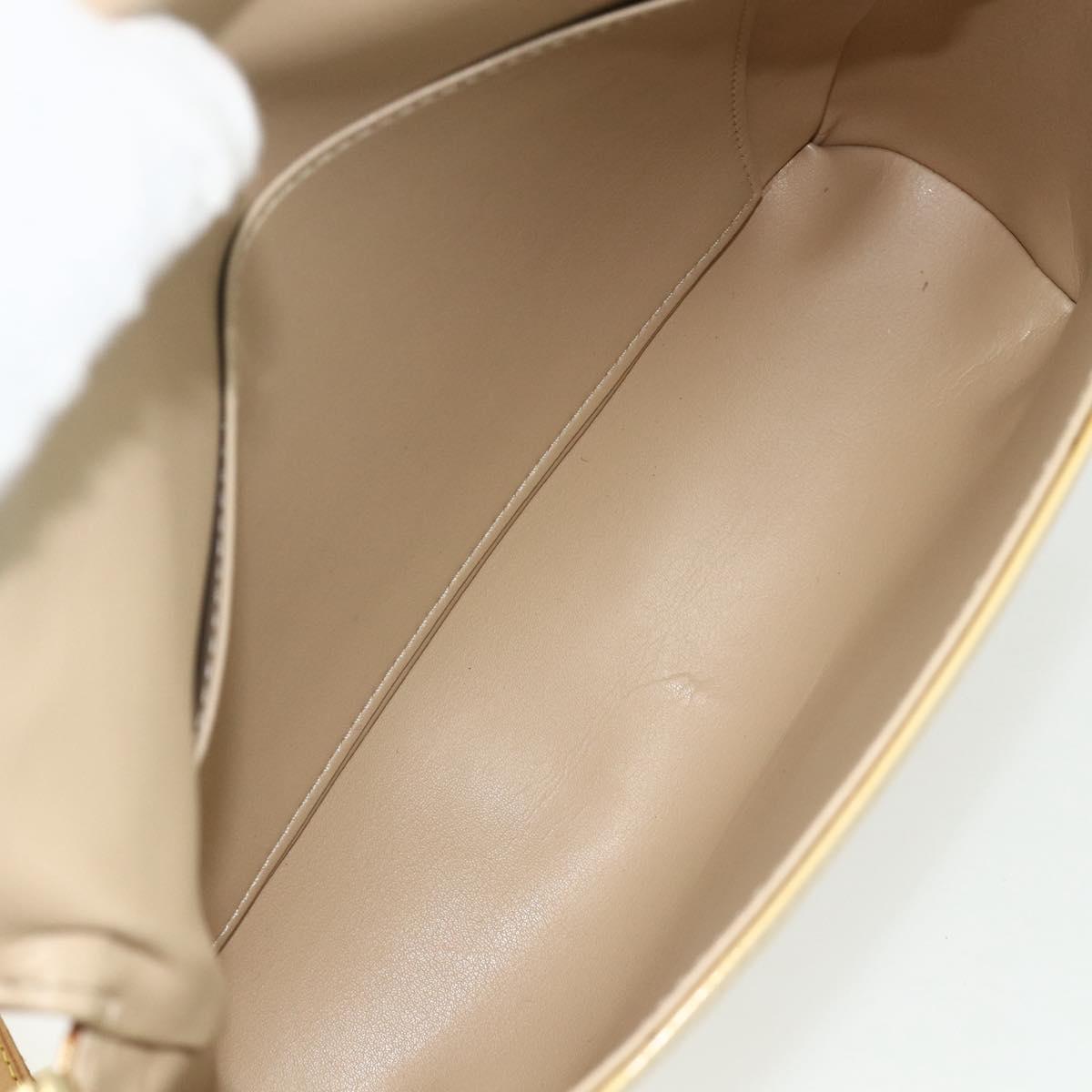 LOUIS VUITTON Monogram Vernis Thompson Street Bag Beige M91301 LV Auth ep14322