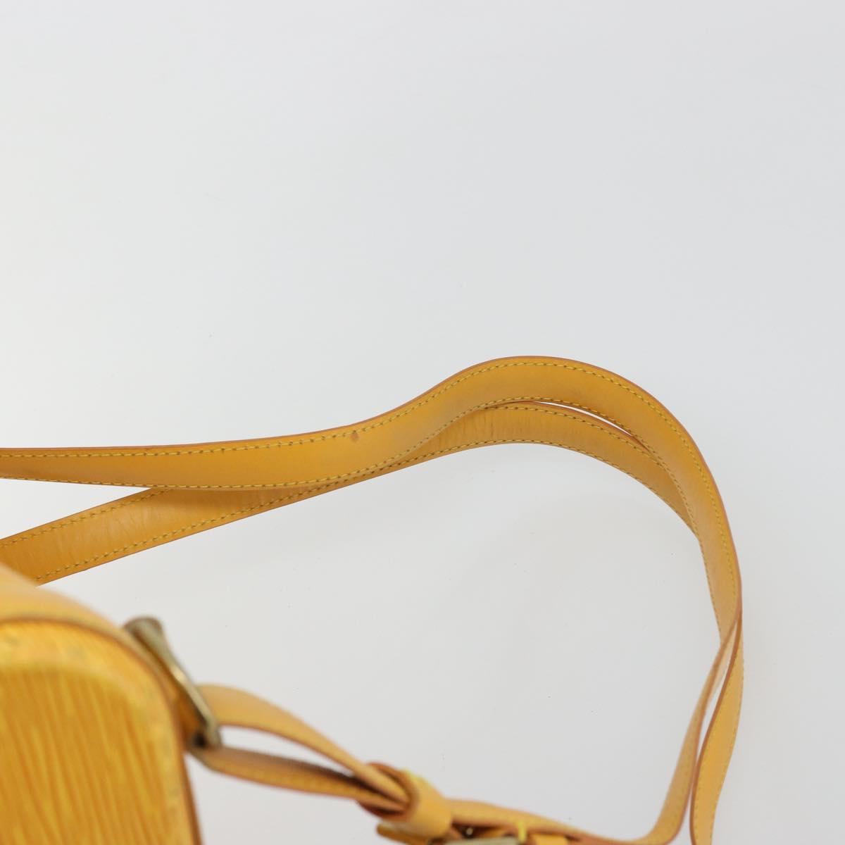 LOUIS VUITTON Epi Coblanc Shoulder Bag Yellow M52293 LV Auth ep14324A