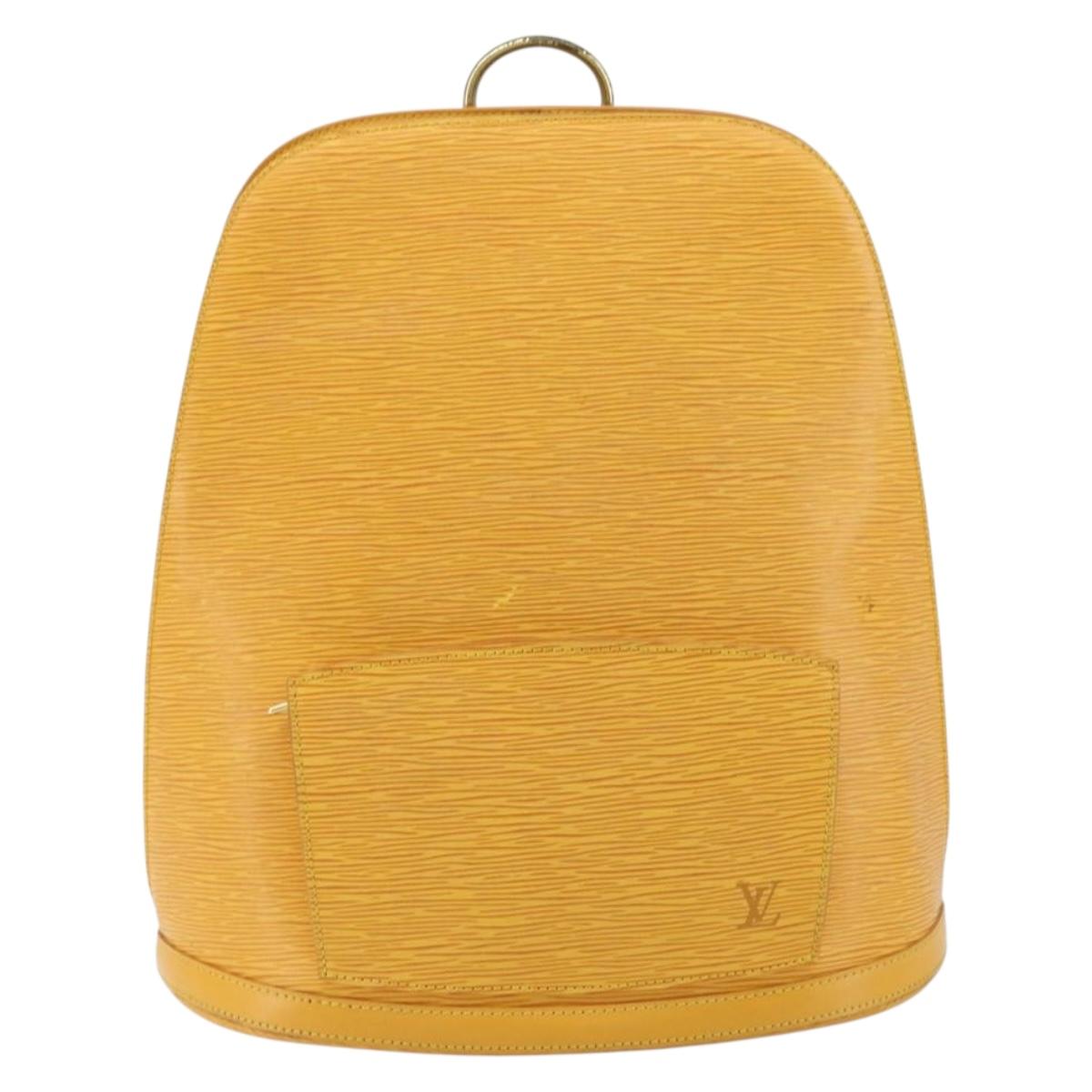 LOUIS VUITTON Epi Coblanc Shoulder Bag Yellow M52293 LV Auth ep14324A
