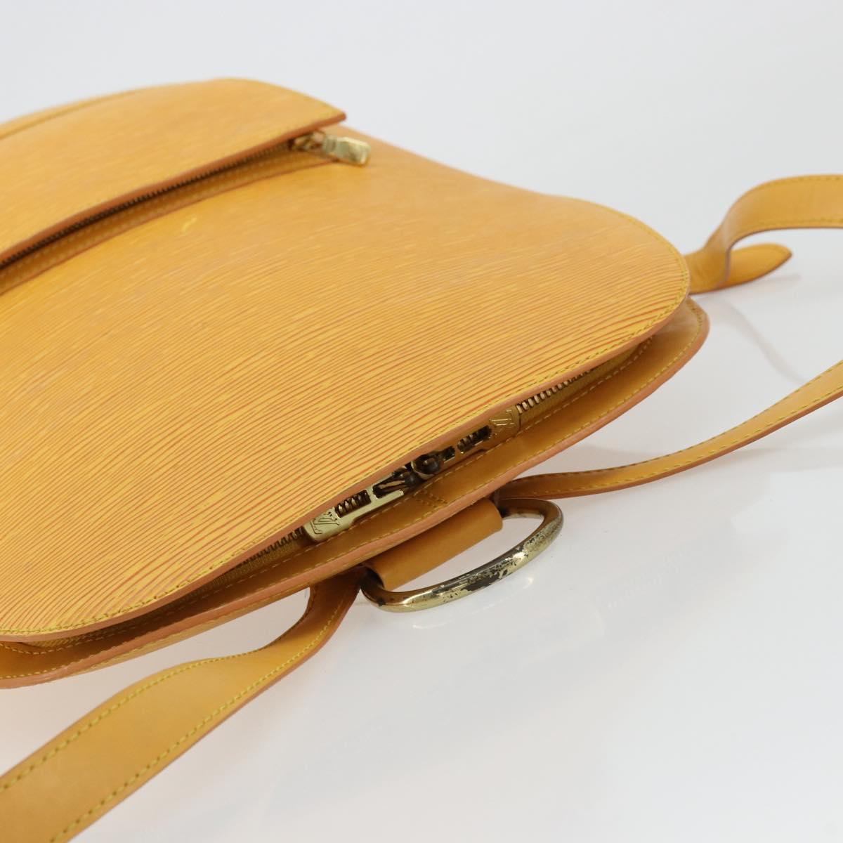 LOUIS VUITTON Epi Coblanc Shoulder Bag Yellow M52293 LV Auth ep14324A