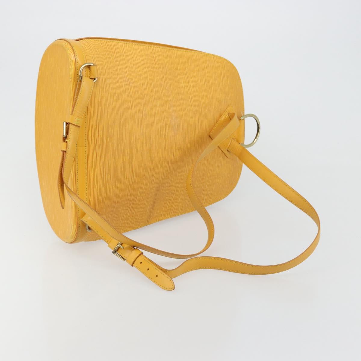 LOUIS VUITTON Epi Coblanc Shoulder Bag Yellow M52293 LV Auth ep14324A
