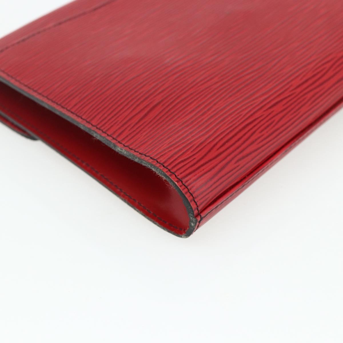 LOUIS VUITTON Epi Art Deco Clutch Bag Red M52637 LV Auth ep14325