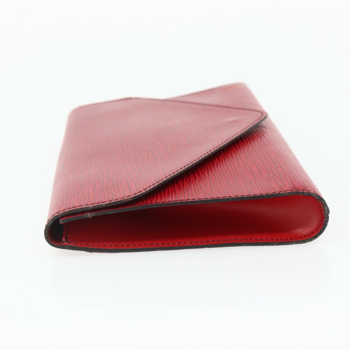 LOUIS VUITTON Epi Art Deco Clutch Bag Red M52637 LV Auth ep14325