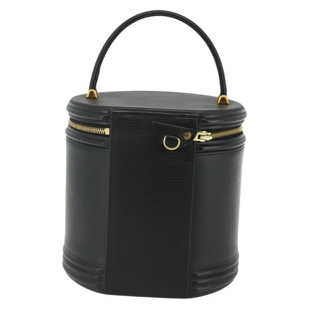 LOUIS VUITTON Epi Cannes Hand Bag Black M48032 LV Auth ep14328