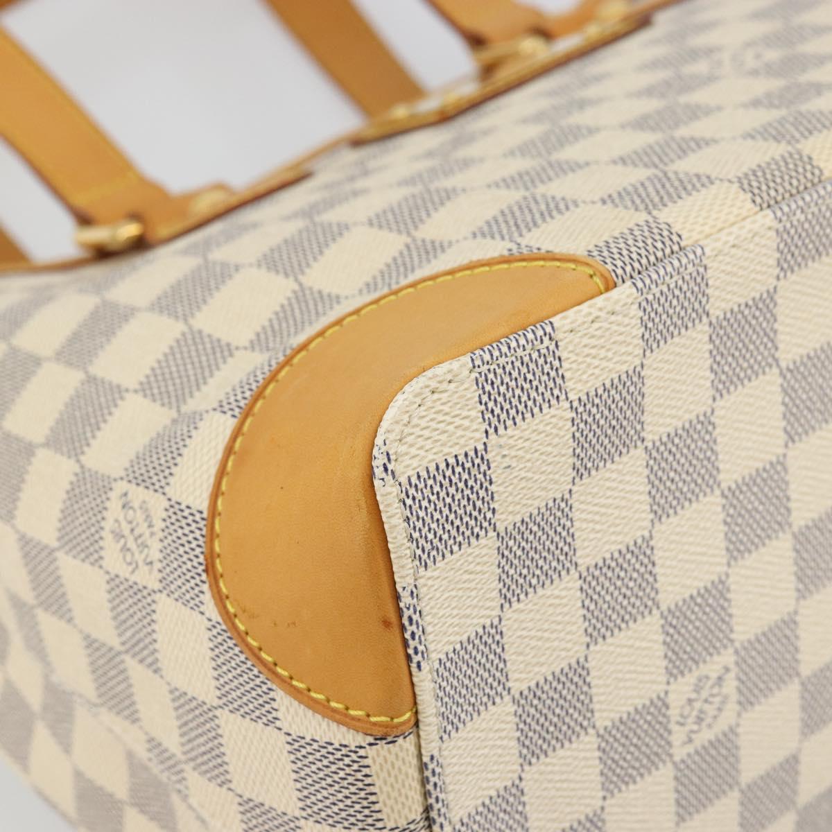 LOUIS VUITTON Damier Azur Hampstead PM Tote Bag N51207 LV Auth ep14336A