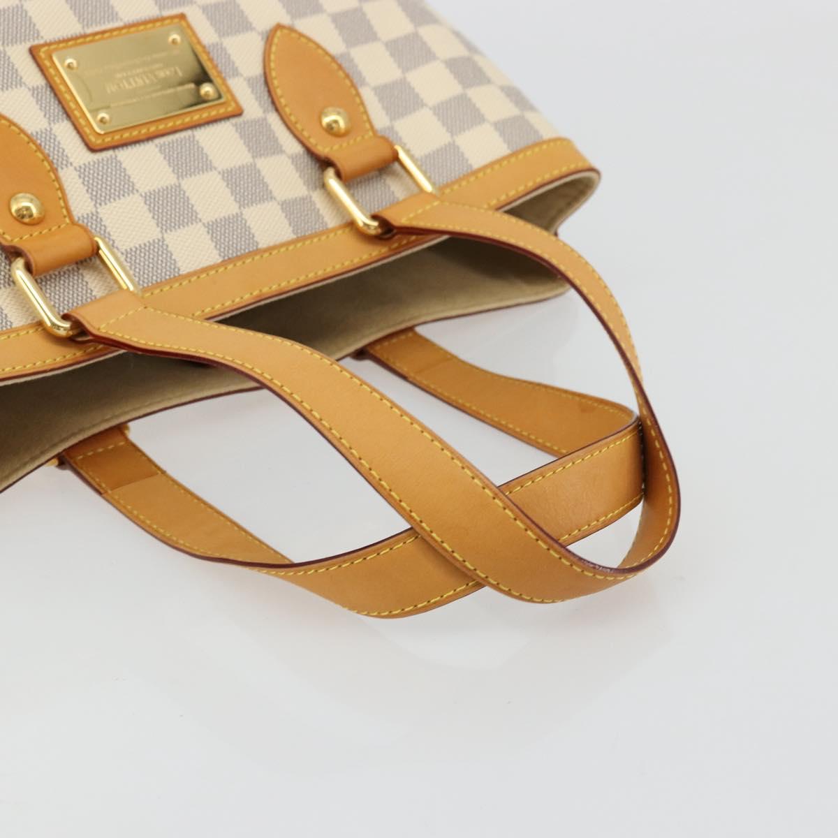 LOUIS VUITTON Damier Azur Hampstead PM Tote Bag N51207 LV Auth ep14336A