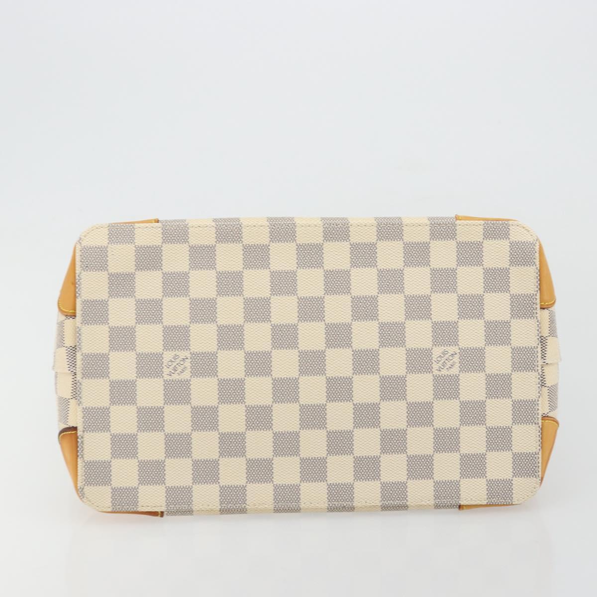 LOUIS VUITTON Damier Azur Hampstead PM Tote Bag N51207 LV Auth ep14336A