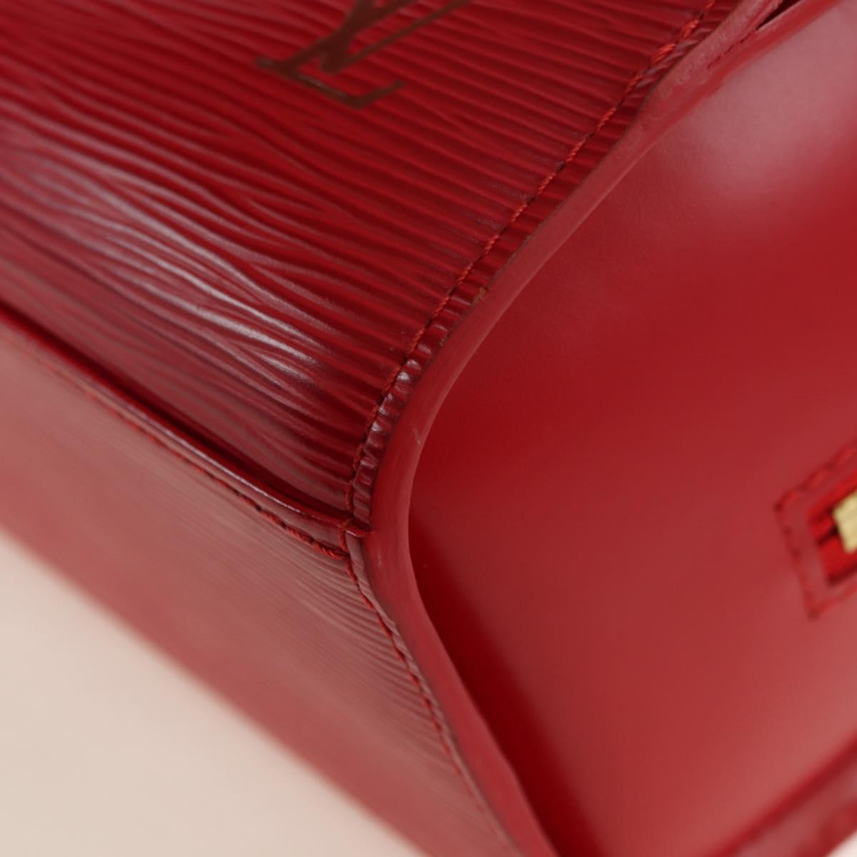 LOUIS VUITTON Epi Pont Neuf Hand Bag Red M52057 LV Auth ep14351SAV