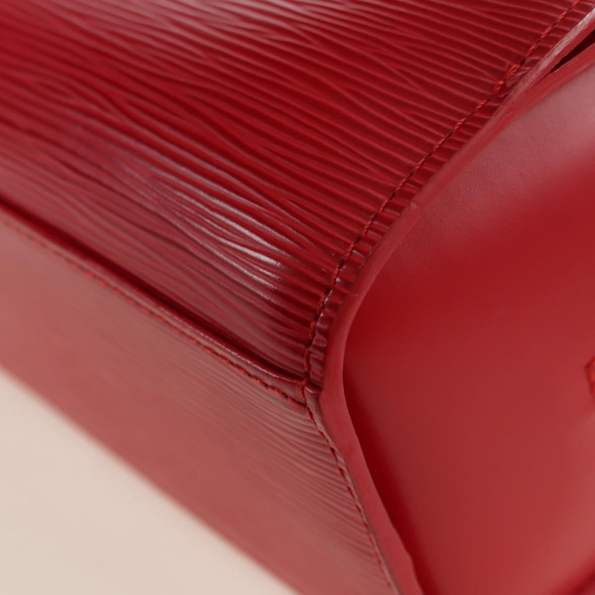 LOUIS VUITTON Epi Pont Neuf Hand Bag Red M52057 LV Auth ep14351SAV