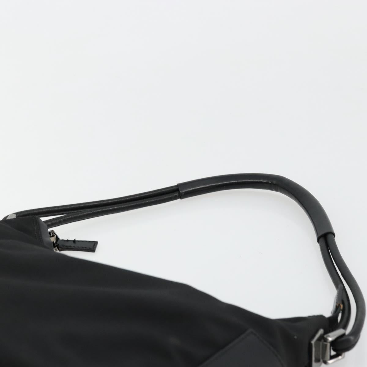 GUCCI Shoulder Bag Nylon Black Silver 001 3766 Auth ep14364