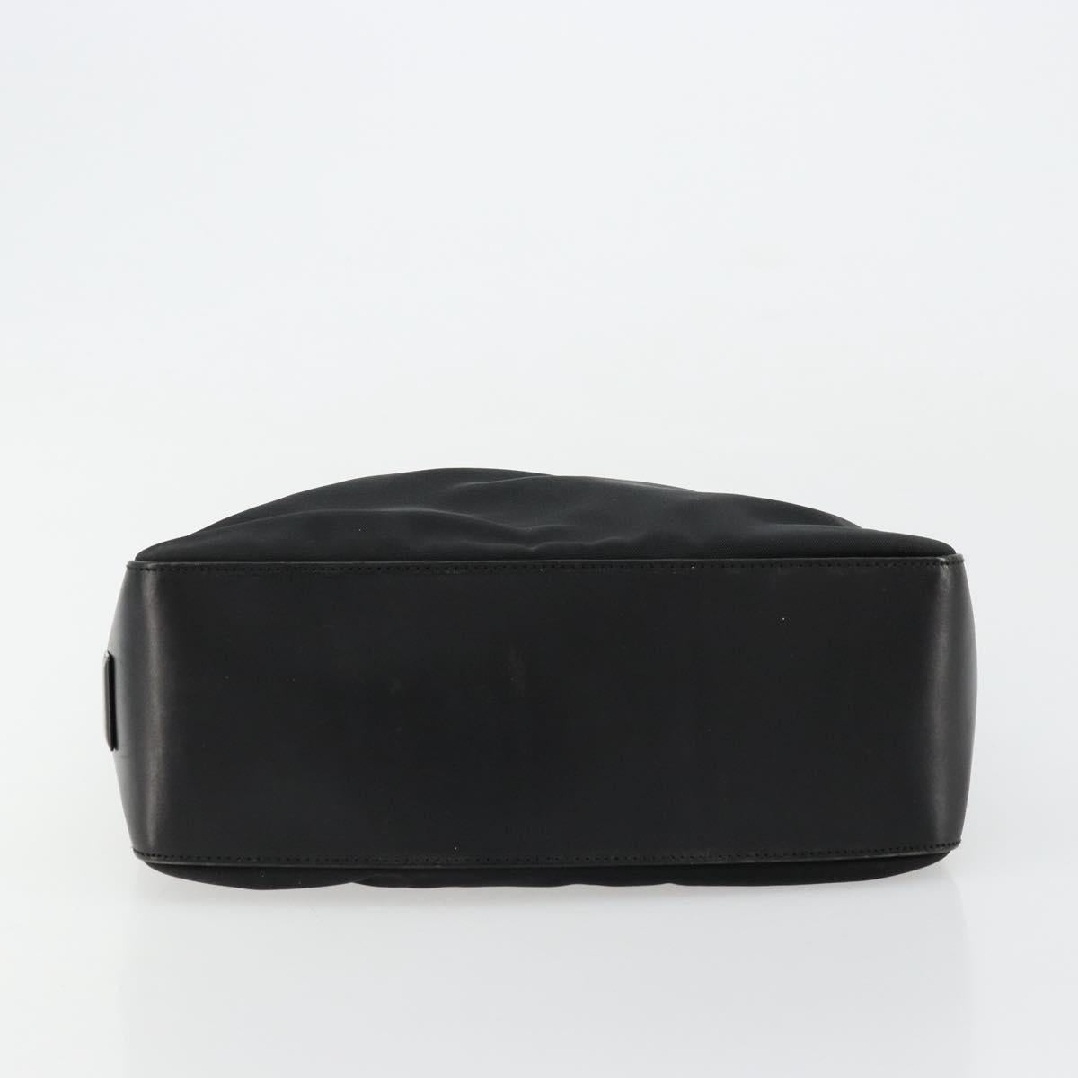 GUCCI Shoulder Bag Nylon Black Silver 001 3766 Auth ep14364
