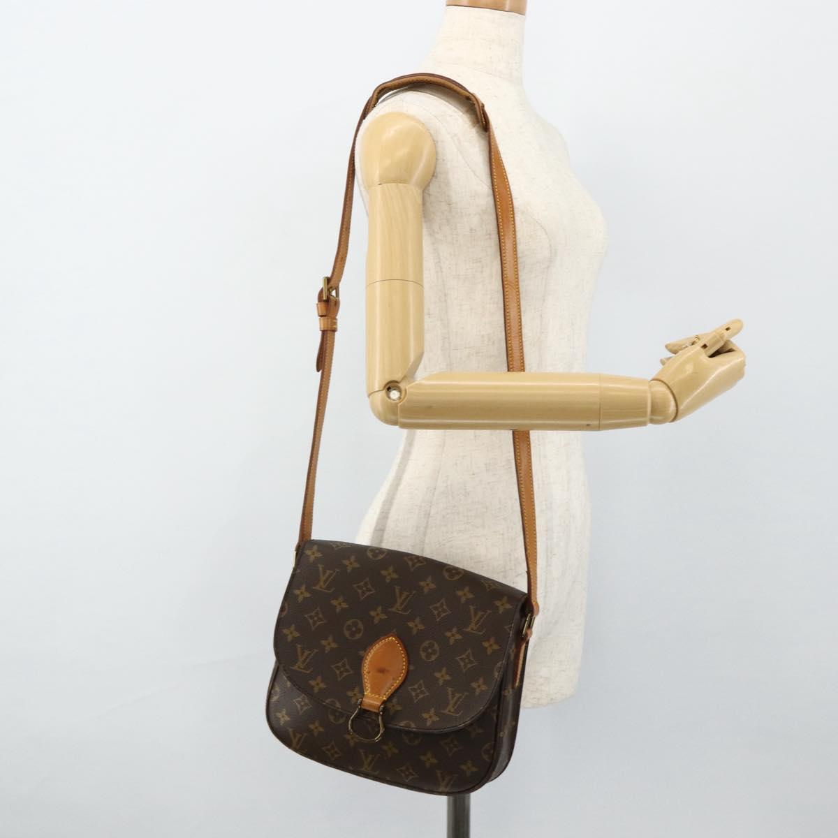 LOUIS VUITTON Monogram Saint Cloud GM Shoulder Bag M51242 LV Auth ep14365A